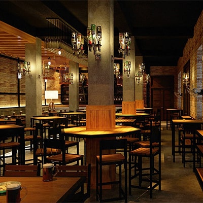 The DEN hotel interior
