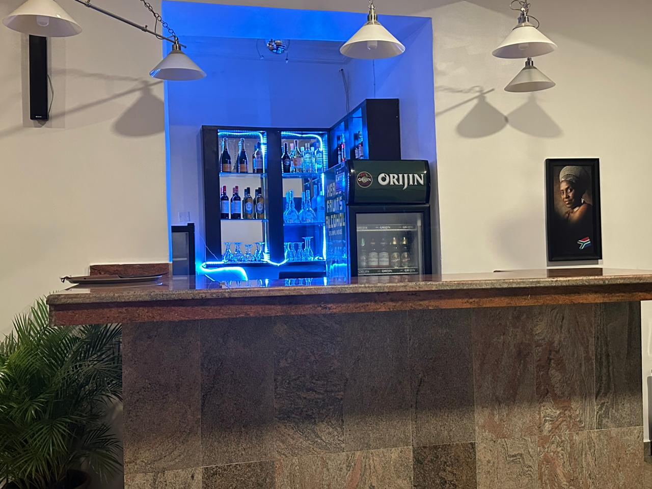 Hotel bar lounge